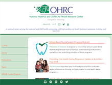 Tablet Screenshot of mchoralhealth.org